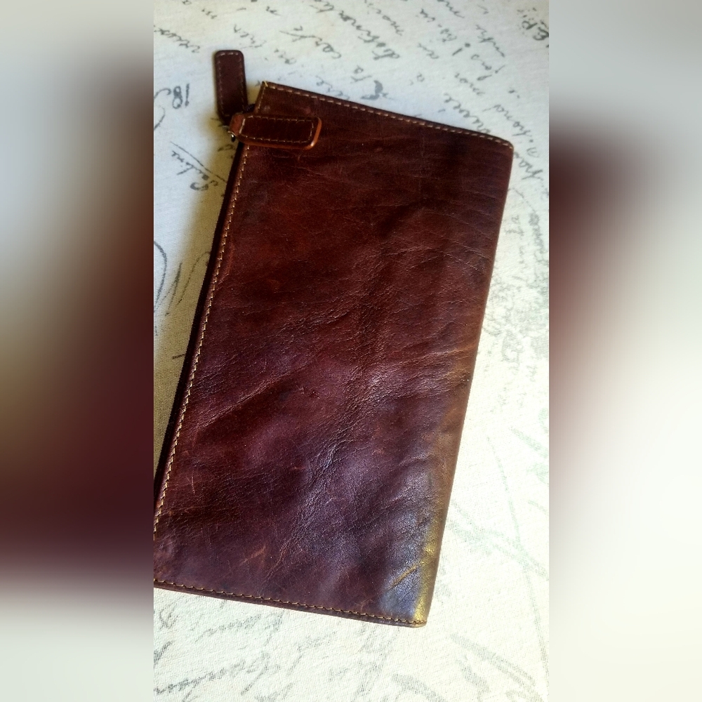 Jack George's Elegant Brown Leather Wallet